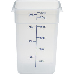 CamSquare 20,8 l pārtikas trauks 256x310x400 mm - caurspīdīgs