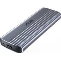m.2 pcie nvme disku korpuss, usb-c 10gbps, alumīnija