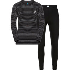 Odlo Bērnu apakšveļas komplekts garš aktīvais siltais eko komplekts izmērs 152cm melns-pelēks