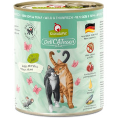 Fox4Pets Granatapet delicatessen brieža gaļas un tunča barība kaķiem 800g