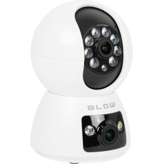 78-651# 3mp+3mp divobjektīva wifi kamera t-266 tuya rotējošā aukle