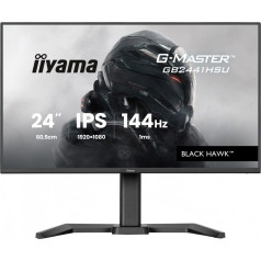 Monitors 23,8 collu gb2441hsu-b1 ips,fhd,144hz,1ms,2xusb,350cd,hdmi,dp,ir (150) šarnīrs