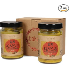 Bakoki Kimchi Mild with Turmeric, Original Korean Recipe (2 x 300 g)