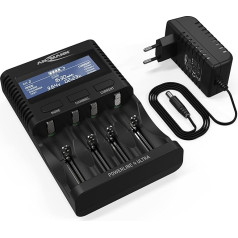 Ansmann battery charger, automatic battery charger with repair mode. Battery charger Powerline 4 Smart