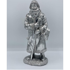 Hermann Bauer jun. Kollektion Santa Claus with Stick (Silver, 29.5 cm)