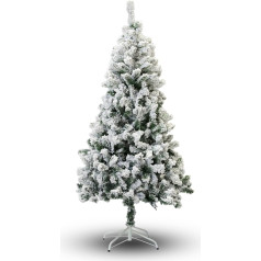 Perfect Holiday 4ft Flocked Snow Christmas Tree