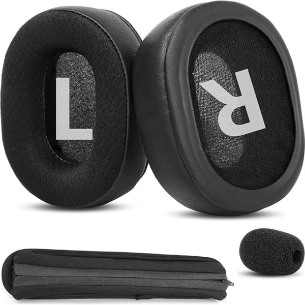 YunYiYi Ear Pads Compatible with Roccat Khan Pro/Khan Aimo 7.1 Headset Memory Foam Upgrade Ear Pads Headband Cushion Parts