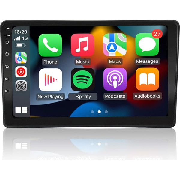 EZoneTronics Android Car Radio for Audi A3 2003-2011 S3 2006-2012 RS3 2011-2012 with Carplay Android Car 9 Inch Touchscreen GPS Navigation Bluetooth USB WLAN SWC FM/RDS Player 2G RAM + 32G ROM