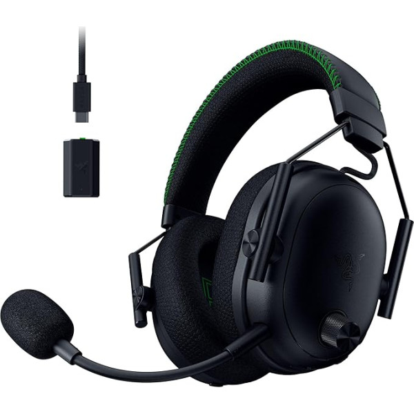 Razer BlackShark V3 Pro Xbox S|X - Wireless E-Sports Headset with ANC - Active Noise Cancelling - Triforce 50 mm Driver - HyperSpeed 2.4GHz & Bluetooth - Game/Chat Balance - Xbox / PC | Black