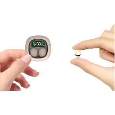 Xmenha Nude Mini Bluetooth Headphones, Wireless Pocket Size, Super Long Battery Life, Waterproof IPX5, Comfortable, Wireless Bluetooth Headphones, Good Choice for Gift