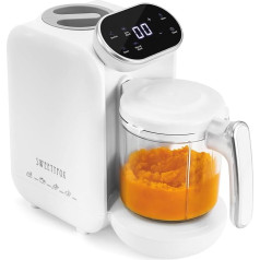 Sweety Fox - Baby Food Maker Mixer - 7 Functions - Steaming, Mixing, Pulse Function, Self-Cleaning, Sterilising, Reheating, Defrosting - Baby Porridge Maker