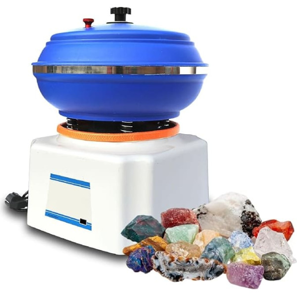 Elektrische Vibrations-Tumbler-Schale - Hochleistungs-Metallpolitool zum Entfernen von Rost, Reinigen von Motoren und Mehr