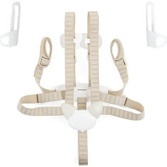 Hxeternal 5-Point Harness - Only Compatible with Tripp Trapp Baby Set - for Ages 6-36 Months