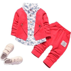 Generisch Kid Baby Boy Adelsgeschlecht Kleidung Set formelle Taufe Party Taufen Hochzeit -