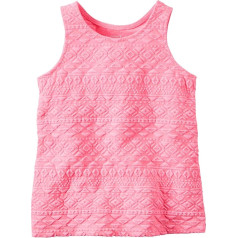 Carter's Girl Pink Texture Tank Top 24 Months, rose