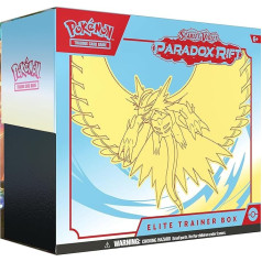 Pokémon TCG: Scarlet & Violet - Paradox Rift Elite Trainer Box - Roaring Moon (9 Booster Packs, 1 Full Art Foil Card & Premium Accessories)