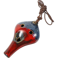 minkissy Keramik Alt C Tragbares Blasinstrument für Anfänger mit Robuster Verarbeitung und Einfachem Zufällige Farbe Zufällige Farbe
