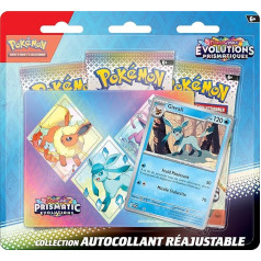 Pokémon Collection autocollant réajustable Reusable Sticker Collection, Multi-Colour
