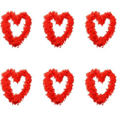 Red Feather Boa Accessories - X6-180cm Long 80g Feather Boa - Hen Party Costume Accessory