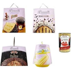 Bauli Panettone Cointreau, Baileys, 3 Cioccolati, Pandoro Lime Christmas Sweets, 4 x 750 g