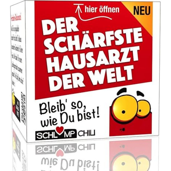 Schlump-Chili The sharpest family doctor in the world - a funny thank you gift set for the doctor.