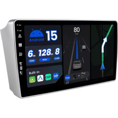 6G+128G - Android 12 IPS Car Radio Fits Toyota Avensis (2002-2008) - Wireless CarPlay/Android Car/DSP - LED Camera & Mic - 9 Inch 2 DIN - DAB Steering Wheel Control Fast-Boot 360 Camera WiFi