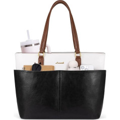 LOVEVOOK Women's Large Handbag, Laptop Bag, Shopper Bag, Elegant, Handbags for Women, Work Bag, Business Bags, Teacher Bag, for Everyday, Shopping, University and Office