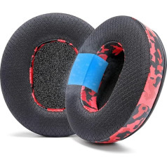 WC Freeze Kraken - Cooling Gel Ear Pads for Razer Kraken V3, V3 Pro, V4 and V4 Pro by Wicked Cushions - Maximize Comfort, Durability, Thickness and Sound Isolation | Red Camo