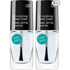 ARTDECO Smoothing Base Coat - Nail Care Base Coat for Strong Nails - 1 x 10 ml (Pack of 2)