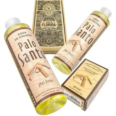 MUT22 Palo Santo Peru Eau de Cologne 100% Original 200ml for Cleansing and Spiritual Protection (Pack of 2)