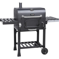 TAINO Hero XL BBQ Smoker Barbecue Trolley Charcoal Grill Fire Stand Grill Smoker Oven Accessories Cast Iron