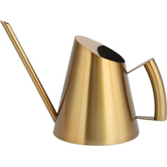 Nikou Watering Can - Stainless Steel Watering Can Vase Sprinkle Long Water in Mouth Garden Flowers Plants Flower Tool (900 ml)