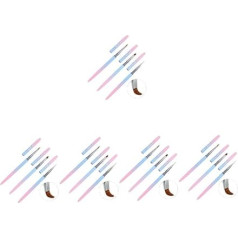 FRCOLOR 15stücke Teiliges Nail Art Professionelle Gel-pinsel Für Kreative Nagelkunst Liner Und Karopinsel Für -maniküre Hochwertige Nylonborsten Für Präzise Maltechniken Für