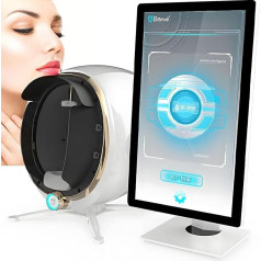 Hrxllb Professionelles 3D-Hautanalysegerät, intelligenter Gesichtsfeuchtigkeitsanalysator mit 38 Millionen Pixeln, Hautdetektor für Schönheitsgeräte mit 13,3/21,5 Zoll LCD-Bildschirm(21.5in)