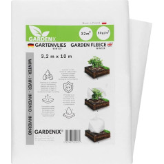 GARDENIX® Winter fleece for plants, 50 g/m², winter protection, high UV stabilisation, tear-resistant and water-permeable