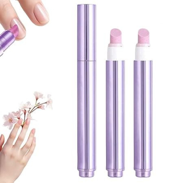 2025 Upgrade 3-in-1 Nail Care Pen, Cuticle Oil Pens for Nails, Cuticle Pusher Nail Oil Pen with Ceramic Tip, Moisturise Strengthen Brighten Nails Care (2 Pieces)