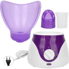 Facial Steamer, Soft Practical Mist Sprayer 18 Minutes Spray Time ABS±45℃ (Purple)