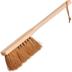 REDECKER Coir BBQ Hand Brush with Extra Long Untreated Beech Wood Handle, Heat-Resistant Bristles, 43.2 cm, Made in Germany