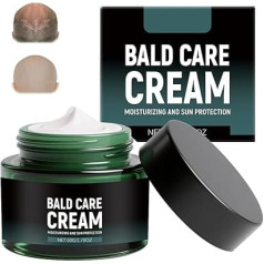 Bald Cream 50 g, Moisturising Care Hair for All People, Relief, Daily Moisturising Creams for Scalp, Face Body, Hydrated Shaving Balm for Men and Women