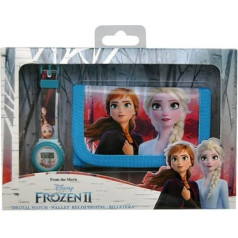 Disney - Die Eiskönigin 2 WD20751 Unisex Children's Digital Automatic Watch with Plastic Strap, Colourful