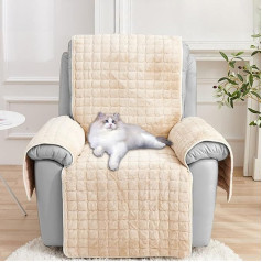 Schonbezüge für Liegestühle mit Taschen, weich, waschbar, wasserdicht, Sesselhussen mit verstellbaren Riemen, Schnallen, Möbelschutz für Haustiere und Kinder, Liegestuhl und elektrische Stuhlhusse