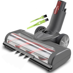Italdos Motorised Electric Brush Compatible with Dyson V7 V8 V10 V11 V15 Brush with LED Light with Roller Suitable for Carpet Parquet and All Floors