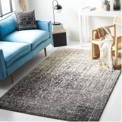 Safavieh ret2770-9079-217 Multi Runner Modern 4'/Square Black