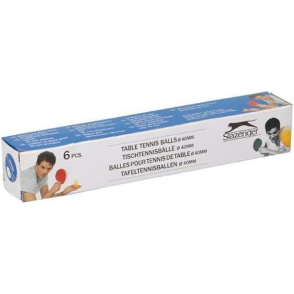 Slazenger galda tenisa bumbiņas baltas 6gab 2076027 / N/A