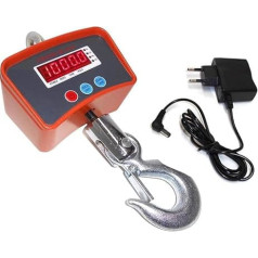 Digital Crane Scales 1000 kg Professional Dynamometer with High Precision with Stainless Steel Hook