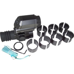 Berger & Schröter LW510 Night Vision Monocular Clip-On 4x Zoom Full HD Photos and Videos on Mobile Phone IR Spotlight for Night Shooting