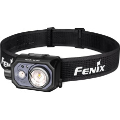 Fenix HL45R Headlamp LED Rechargeable, 1000 Lumens, Bright Zoomable, 220 m, USB-C Rechargeable, 3 x AAA Battery Dual Fuel, Gesture Detection, Rotary Control, IP66 Waterproof Headlamp, Camping, Jogging, Fishing