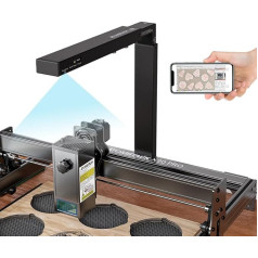 ATOMSTACK AC2 LightBurn Camera for Laser Engraving Machines, 1080P HD Video Visual Preview, WiFi Connection, Real-time Remote Monitoring, Precise Positioning for Serial Engraving