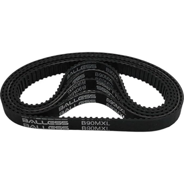 1 x MXL Trapezzahnriemen aus Gummi, Modell B75MXL~B116MXL, Breite 3/4/6/10/12/15 mm, 3D-Drucker-Förderband (B78MXL6 mm)