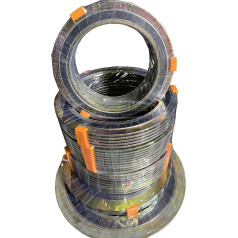 10 DN250 900LB Spiraldichtung mit 321SS Innen-/Außenring und PTFE-Füllung for industrielle Hochdruckanwendungen(5Pcs 3'' DN80-600lb)